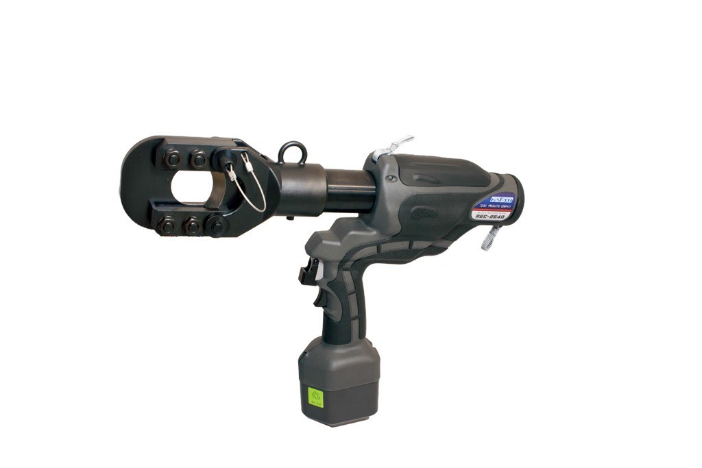 Máy cắt cáp thủy lực dùng pin Izumi REC-S640 – Lực cắt 70 kN, đầu cắt xoay