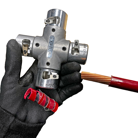 Máy Tuốt Đầu Cáp Ripley 4x4 Plus – UtilityTool Chính Hãng Cho Cáp Thứ Cấp 600V