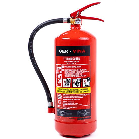Bình chữa cháy bột ABC 4 kg Ger-Vina GV-4ABC