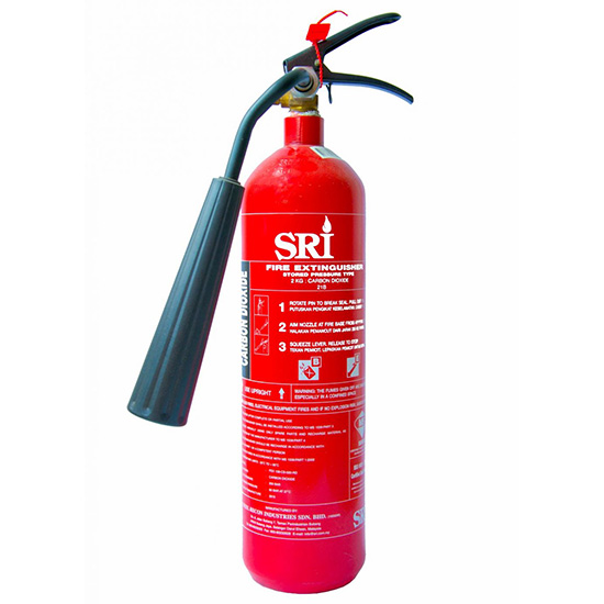 Bình chữa cháy khí CO2 2kg Sri FEX139-CS-020-RD