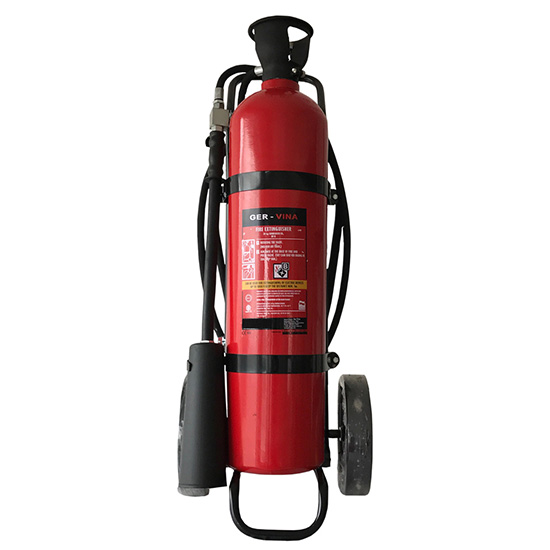 Bình chữa cháy xe đẩy khí CO2 20kg Ger-Vina GV-20CO2