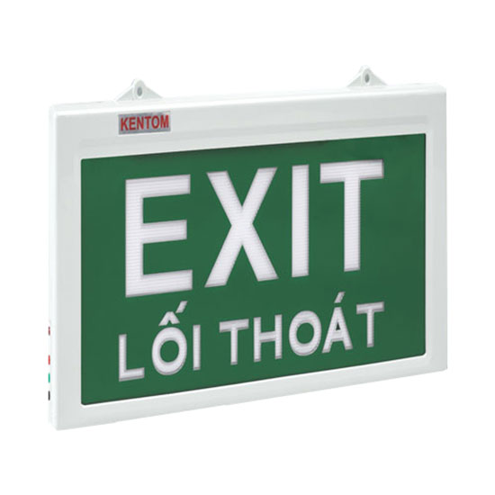 Đèn Exit lối thoát 2 mặt KenTom KT-690