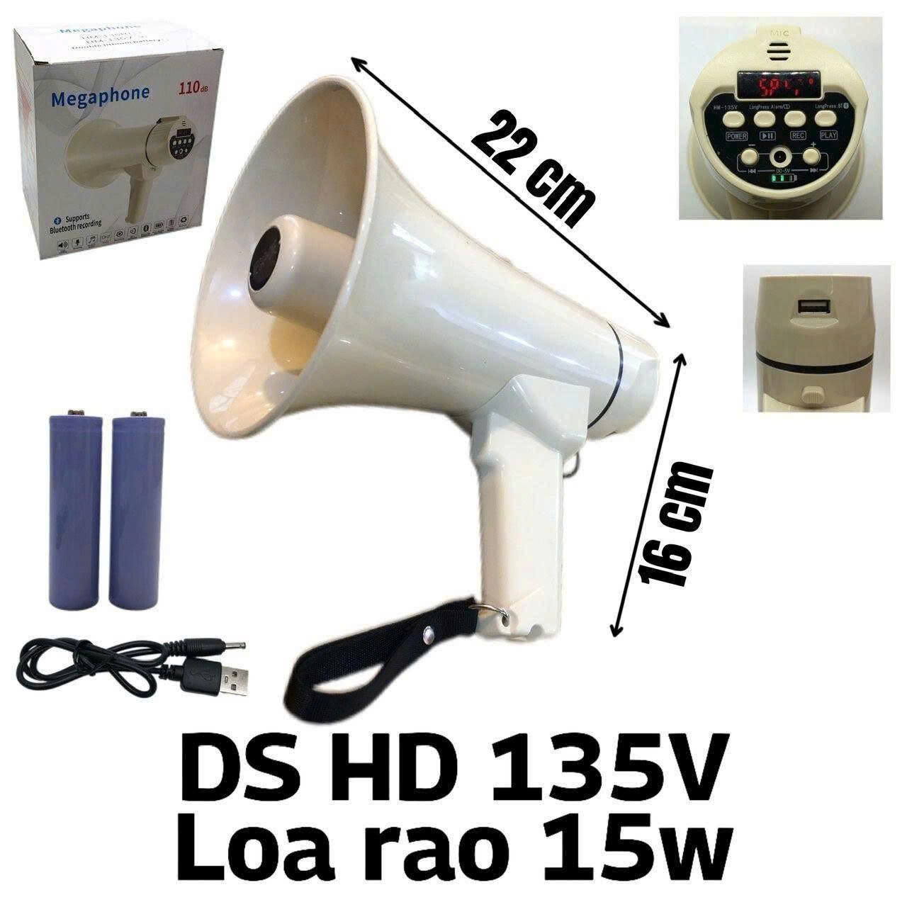 Loa rao phóng thanh cầm tay HM-135v