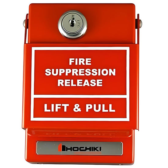 Nút nhấn kích hoạt chữa cháy khí bằng tay HOCHIKI HPS-DAK-SR