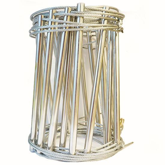Thang dây inox thoát hiểm chống cháy 10m TTH-INOX304-10