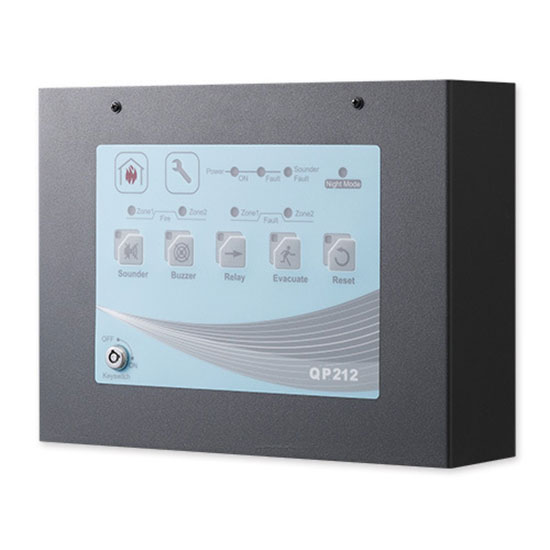 Trung tâm báo cháy thường 2 zone HORING QP212
