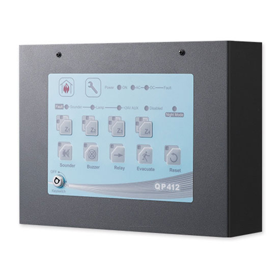 Trung tâm báo cháy thường 4 zone HORING QP412