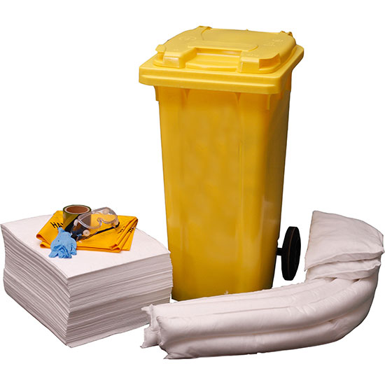 Bộ ứng cứu tràn dầu rơi vãi dùng cho nhà xưởng lớn 240L BIGNANO-KITOL240L