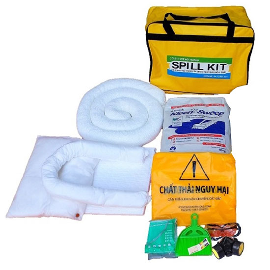 Bộ ứng cứu tràn dầu rơi vãi dùng cho phòng thí nghiệm 30L BIGNANO-KITOL30L