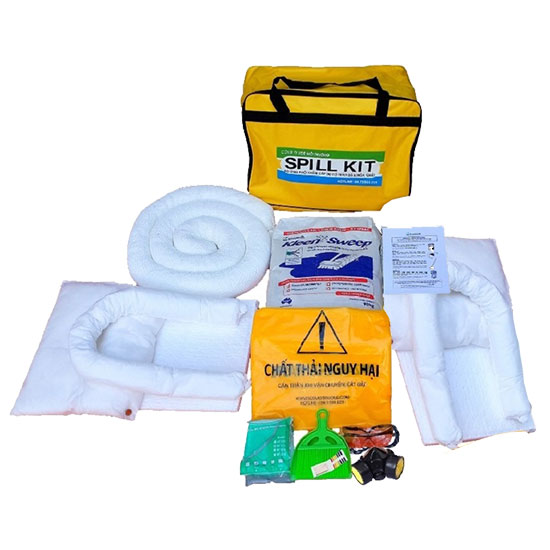 Bộ ứng cứu tràn dầu rơi vãi dùng cho xe bồn 60L BIGNANO-KITOL60L