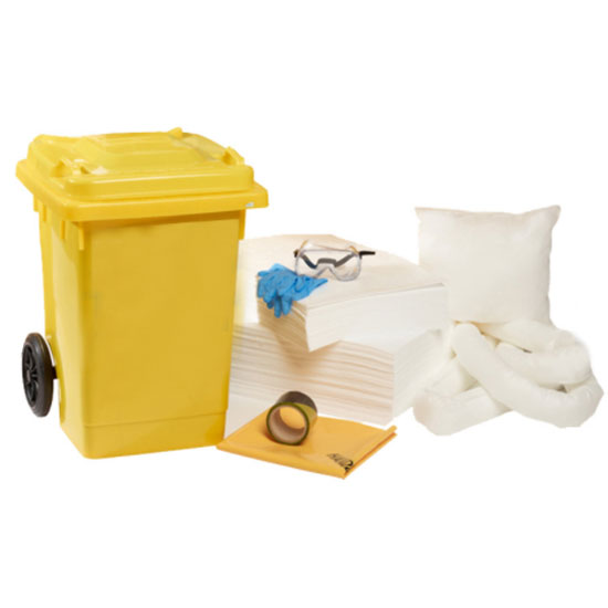 Bộ ứng cứu tràn dầu rơi vãi dùng cho nhà xưởng nhỏ 120L BIGNANO-KITOL120L