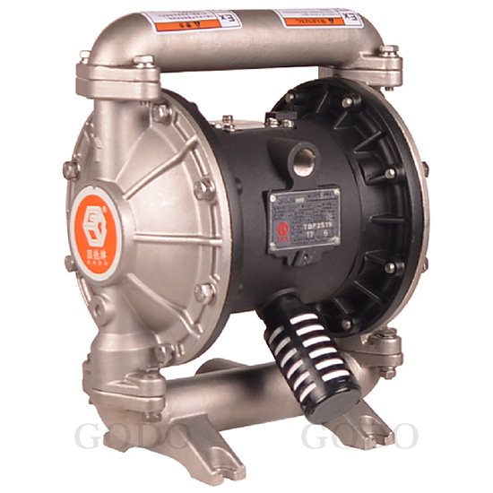 Máy bơm màng khí nén cao su thân Inox304 GODO QBY3-25A