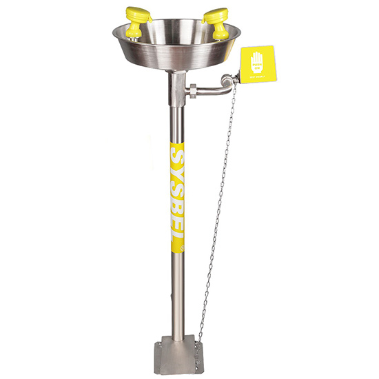 Bồn rửa mắt khẩn cấp chân đứng Sysbel WG7033F
