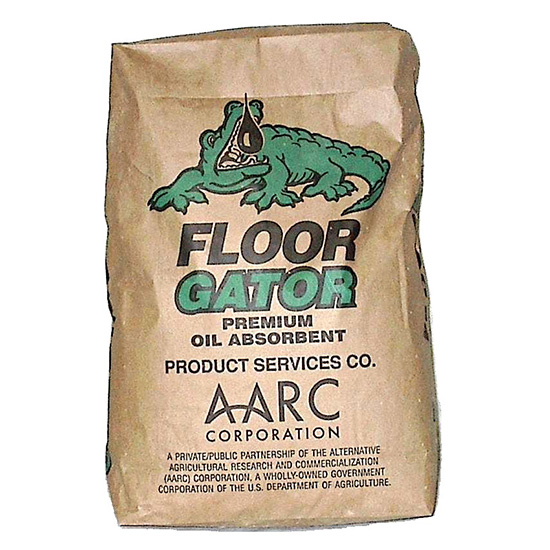 Bột thấm dầu tràn vãi và hóa chất trên nền sàn Floor Gator GS-20