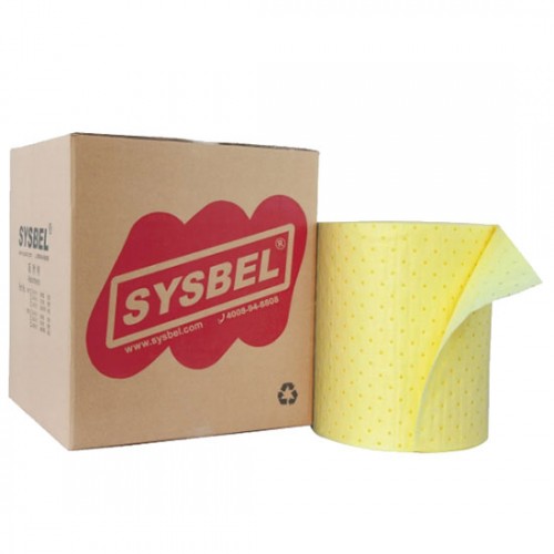 Cuộn giấy hấp phụ hóa chất nguy hại 120 lít SYSBEL SCR002