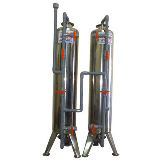 Bộ lọc nước sinh hoạt 600 l/h 02 bình lọc inox 304