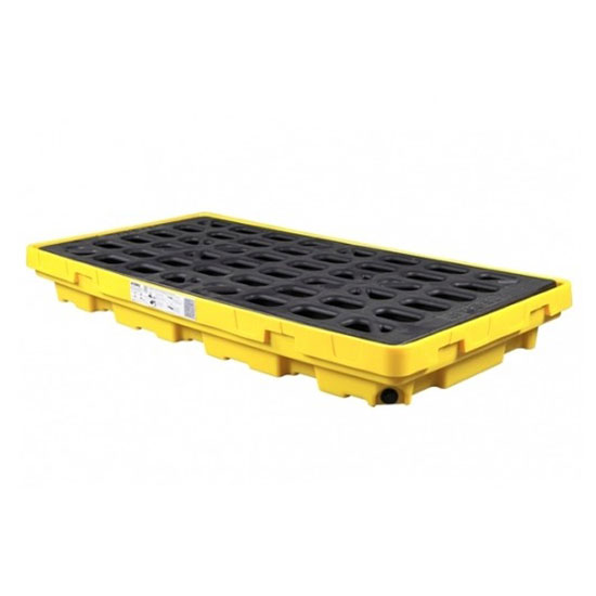 Sàn nhựa chống tràn dầu Poly chứa 2 phuy dung tích 80 lít SYSBEL SPP101