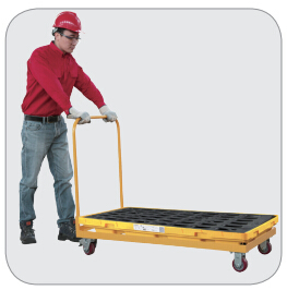 Sàn nhựa chứa phuy chống tràn dầu SYSBEL SPP101 loại 2 phuy — ảnh 4