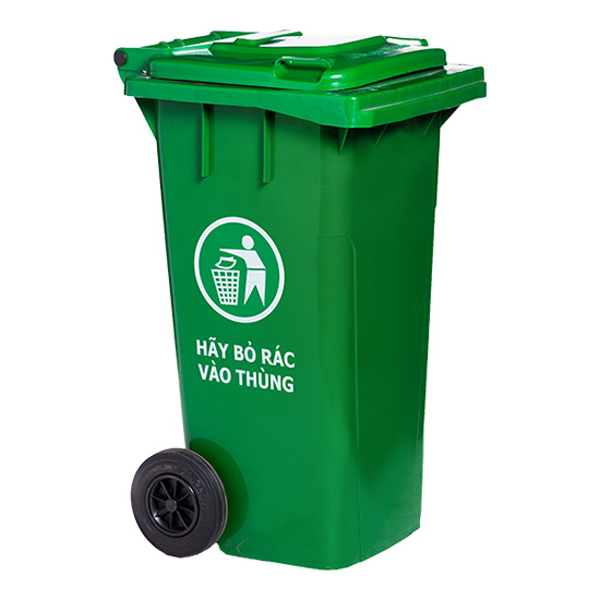 Thùng rác công cộng 240 lít nhựa HDPE TATEKSAFE-NT240L01
