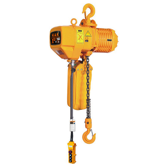 Pa lăng xích điện cố định 0.5 tấn 3m dây đơn - Một cấp tốc độ HAK0.5-01S