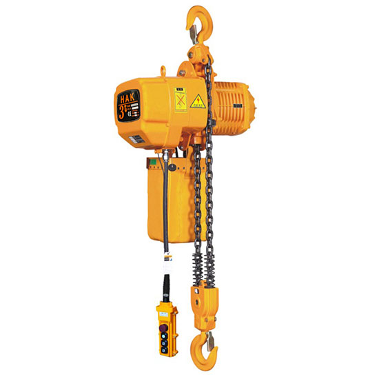 Pa lăng xích điện cố định 5 tấn 6m dây đôi - Một cấp tốc độ HAK05-02S