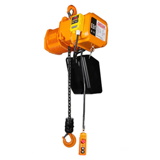 Pa lăng xích điện treo cố định 2 tốc độ 500kg DAESAN EDST-0.5S