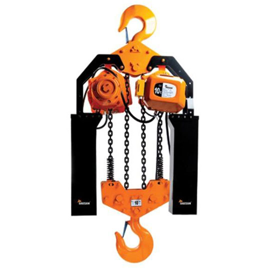 Palăng xích điện cố định 3 pha 1 tốc độ 7.5 tấn DAESAN DSA-7.5W