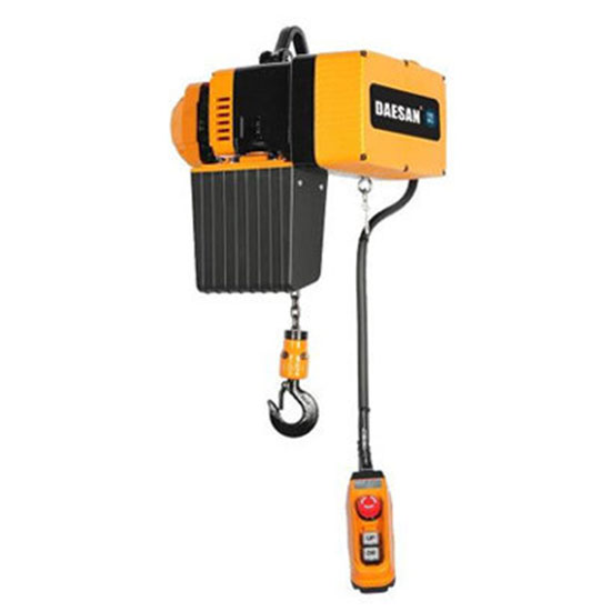 Palăng xích điện cố định 125kg 1 pha 2 tốc độ DAESAN EDL-125-1