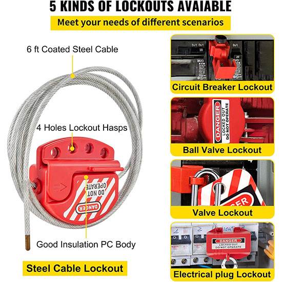 Bộ Khóa LOTO PROLOCKEY LKT07A 42 Món: Giải Pháp Ngắt Năng Lượng Toàn Diện Cho An Toàn Công Nghiệp — ảnh 3