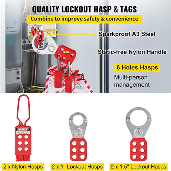 Bộ Khóa LOTO PROLOCKEY LKT07A 42 Món: Giải Pháp Ngắt Năng Lượng Toàn Diện Cho An Toàn Công Nghiệp — ảnh 5