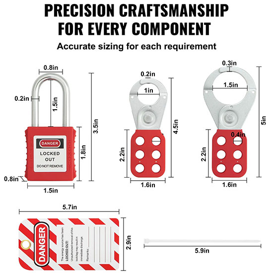 Bộ Khóa An Toàn Điện & Van 59 Món PROLOCKEY LK-X07-D41: Giải Pháp LOTO Toàn Diện Cho Công Nghiệp — ảnh 5
