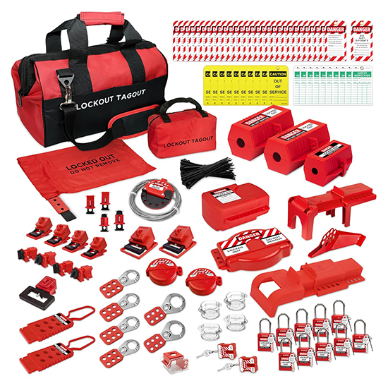 Bộ LOTO khóa điện và van cho kỹ sư bảo trì PROLOCKEY LK-TSK5C