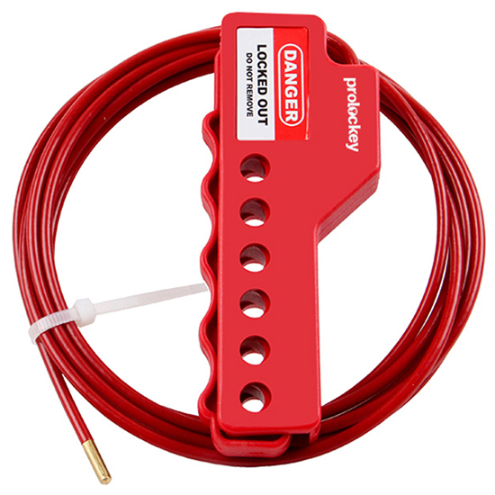 Khóa cáp thép bọc nhựa điều chỉnh 3.8mm PROLOCKEY CB05