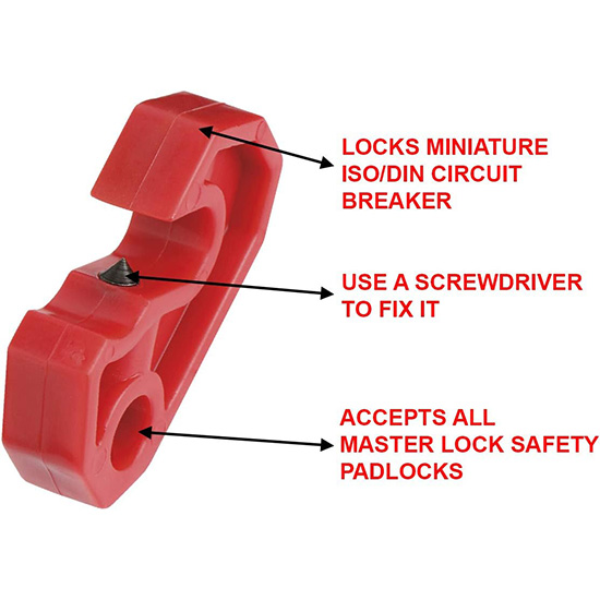 Khóa cầu dao mini đa năng Master Lock S2393