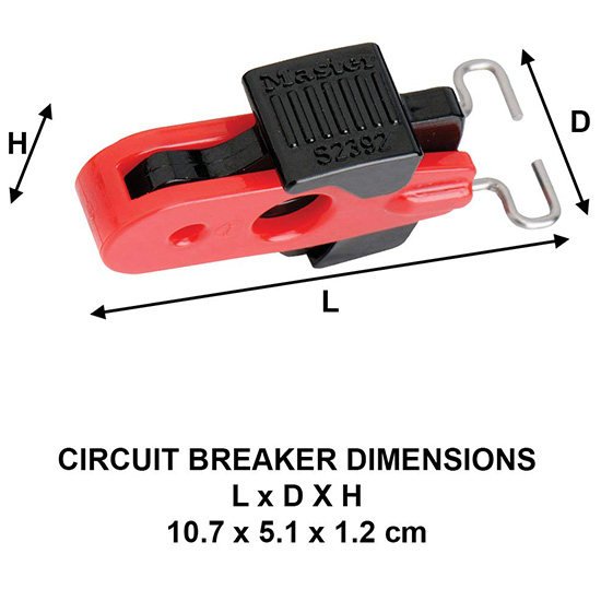 Khóa CB tép chốt hướng vào 13mm Master Lock S2392 — ảnh 4
