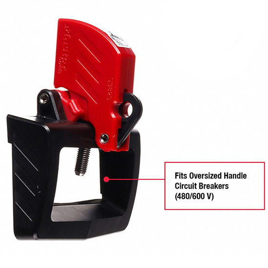 Khóa kẹp cầu dao có tay cầm quá khổ 480/600V Master Lock S3823 — ảnh 3