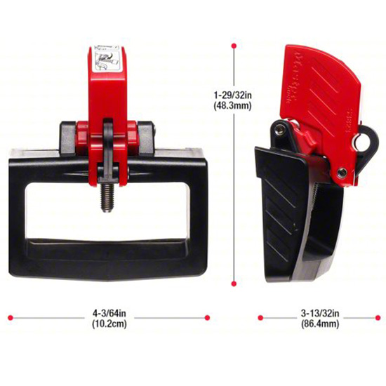 Khóa kẹp cầu dao có tay cầm quá khổ 480/600V Master Lock S3823 — ảnh 6