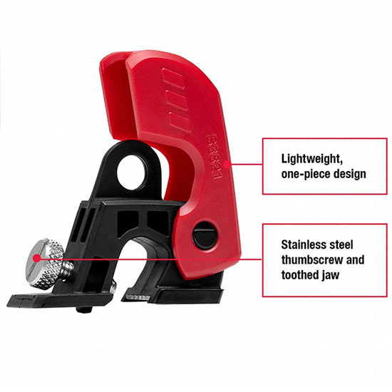 Khóa kẹp cô lập MCB 120V-240V Master Lock S3821 — ảnh 4