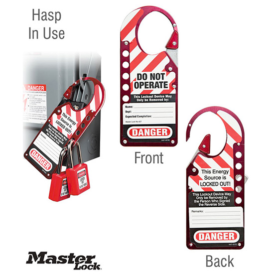 Khóa kẹp nhôm chụp nhanh có nhãn dán Master Lock 427 — ảnh 4