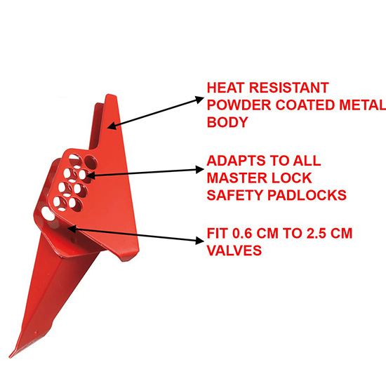 Khóa tay cầm van bi xoay 1/4 kiểu nêm Master Lock S3476 — ảnh 3