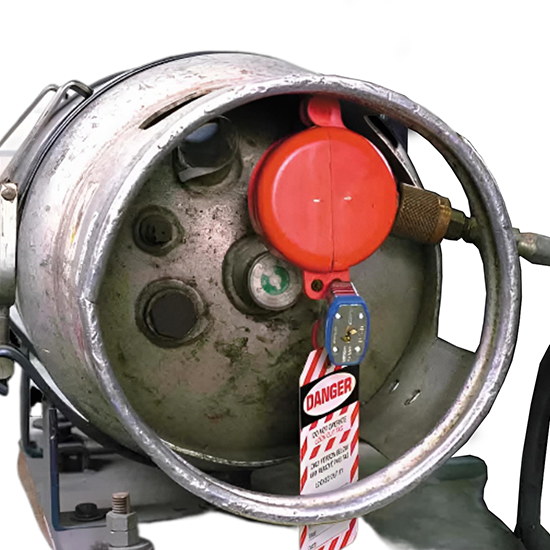 Khóa van bình chứa Gas/Khí công nghiệp PROLOCKEY ASL03-2