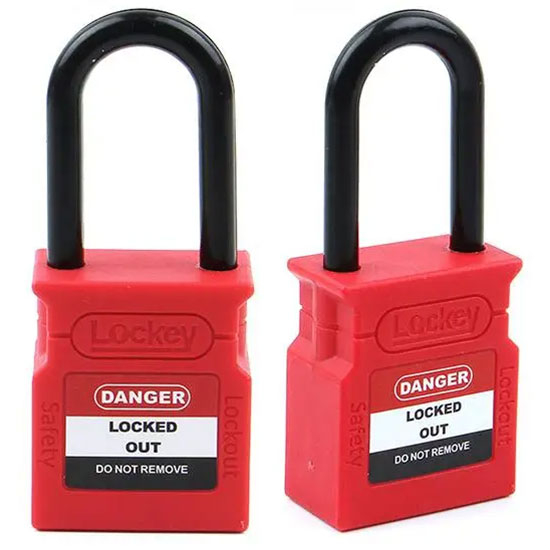 Ổ khóa an toàn cùm nylon cách điện 38mm PROLOCKEY CP38P-RED