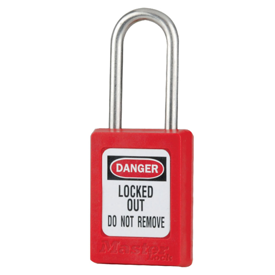 Khóa an toàn còng thép chìa khác nhau Master Lock S31RED-KD
