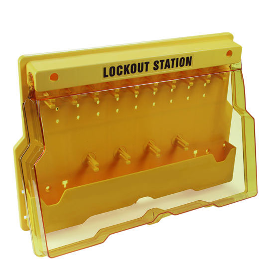 Trạm quản lý LOTO treo tường 10 móc PROLOCKEY LS03