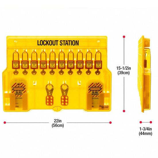 Trạm khóa LOTO treo tường Master Lock 1483B — ảnh 3