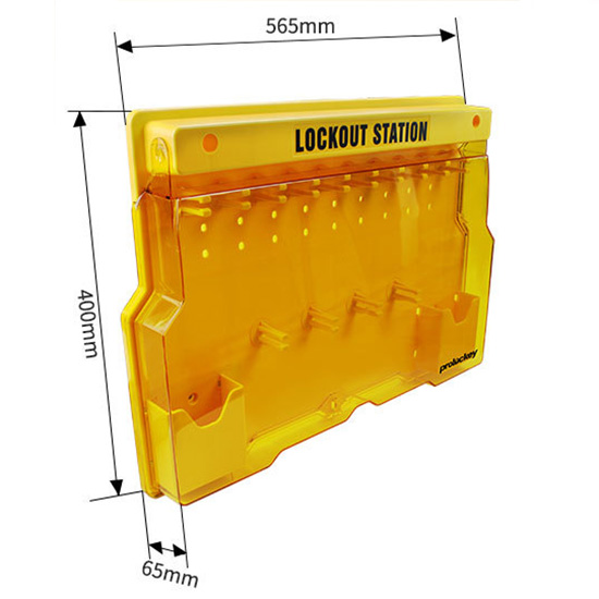 Trạm quản lý LOTO treo tường 10 móc PROLOCKEY LS02 — ảnh 3