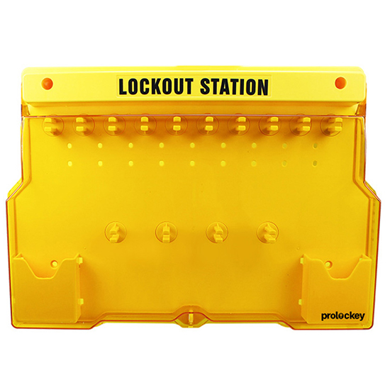 Trạm quản lý LOTO treo tường 10 móc PROLOCKEY LS02 — ảnh 4