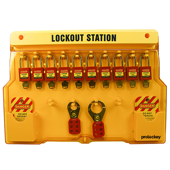 Trạm quản lý LOTO treo tường 10 móc PROLOCKEY LS02 — ảnh 5