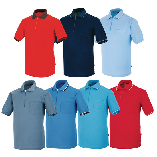Áo thun đồng phục cổ dây kéo CL-T-SHIRT-TC002