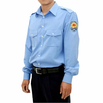 Đồng phục bảo vệ xuân hè tay dài theo thông tư 08/2016/TT-BCA QABV-004